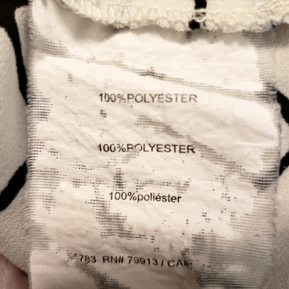 Motherhood Ivory Window Pane Sleeveless Top Maternity Medium - Picture 7 of 9